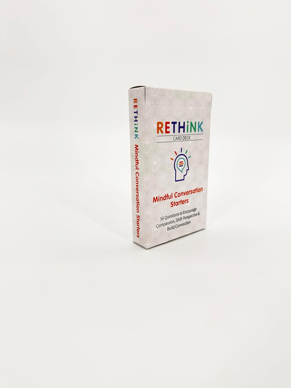 RETHiNK Card Deck Mindful Conversation Starters: 56 Questions to Encourage Compassion, Shift Perspective & Build Connection