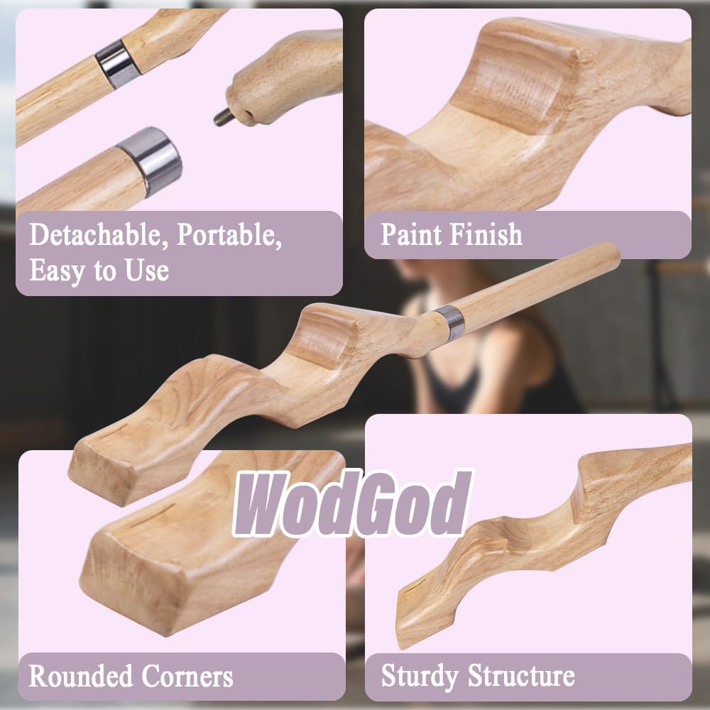 WodGod Ballet Foot Stretcher – Detachable Foot Stretcher and Foot Arch Trainer for Dancers, Gymnasts & Athletes – Portable Foot Strengthener for Flexibility, Balance & Stronger Arches