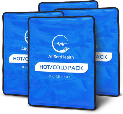 Reusable Hot and Cold Gel Ice Packs for Injuries - Gel Cold Packs for Injuries - Multiple Shapes and Sizes 7 Variety Pack