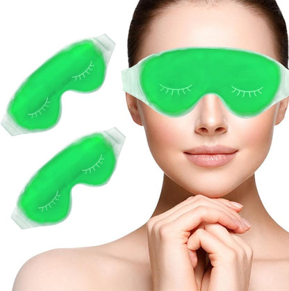 Cooling Eye Mask, Reusable Cold Eye Mask for Hot Cold Treatment for Eye Strain, Eye Swelling, Eye Redness, Puffy Eyes, Dark Circles, Smooth Fine Lines, and Eye Recover Surgery. 5 Packs