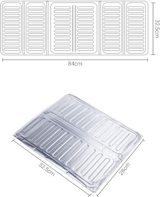 3 Sided Splatter Guard, Kitchen Splatter Guard Oil Splatter Screens for Frying Oil Insulation Board Nonstick Oil Splatter Guard Stove Heat Insulation Board for Cooking