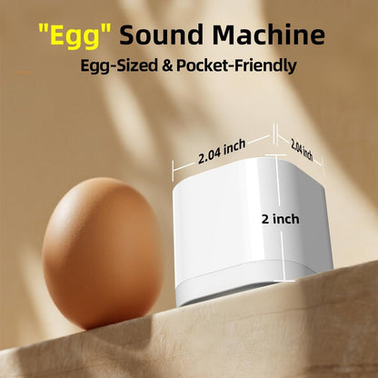 SleeZOO Portable Sound Machine for Sleep Mini White Noise Machine for Baby Kids Adults with 30 Soothing Sounds 4 Timers 32 Volume Levels Memory Function Sleep Machine for Travel Camping Home Office