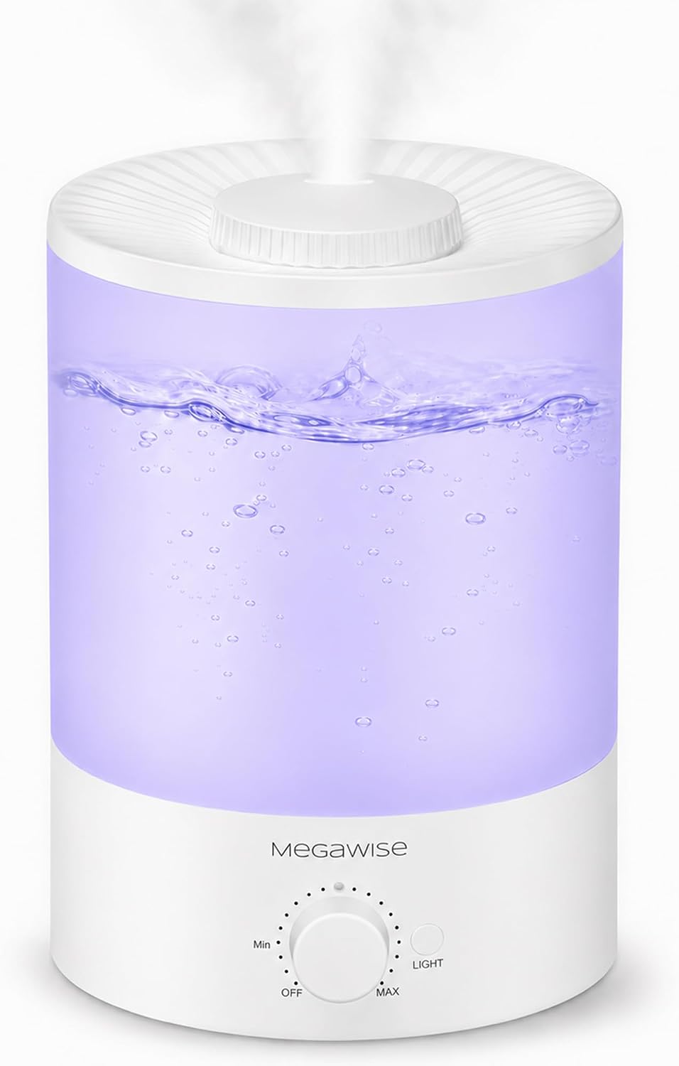 Megawise Home Essential 3.5L Cool Mist Humidifier & Oil Diffuser, Ultra-Quiet for Bedroom & Large Room, Baby & Plant Safe, Auto Shut-off, 40H