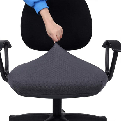 Smiry Office Computer Chair Armrest Covers, 2PCs Anti-dust Arm Rest Pad | Removable Washable Desk Chair Arm Pad Covers, Grey
