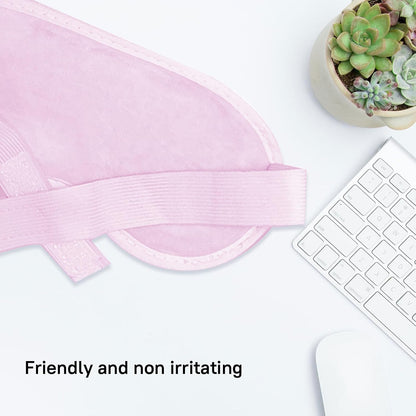 Cooling Gel Eye Mask with Eye Holes, 2 PCS Cold Eye Packs for Puffiness & Swelling, Reusable Hot Cold Compress Heat Ice Gel Pack, Purple and Pink