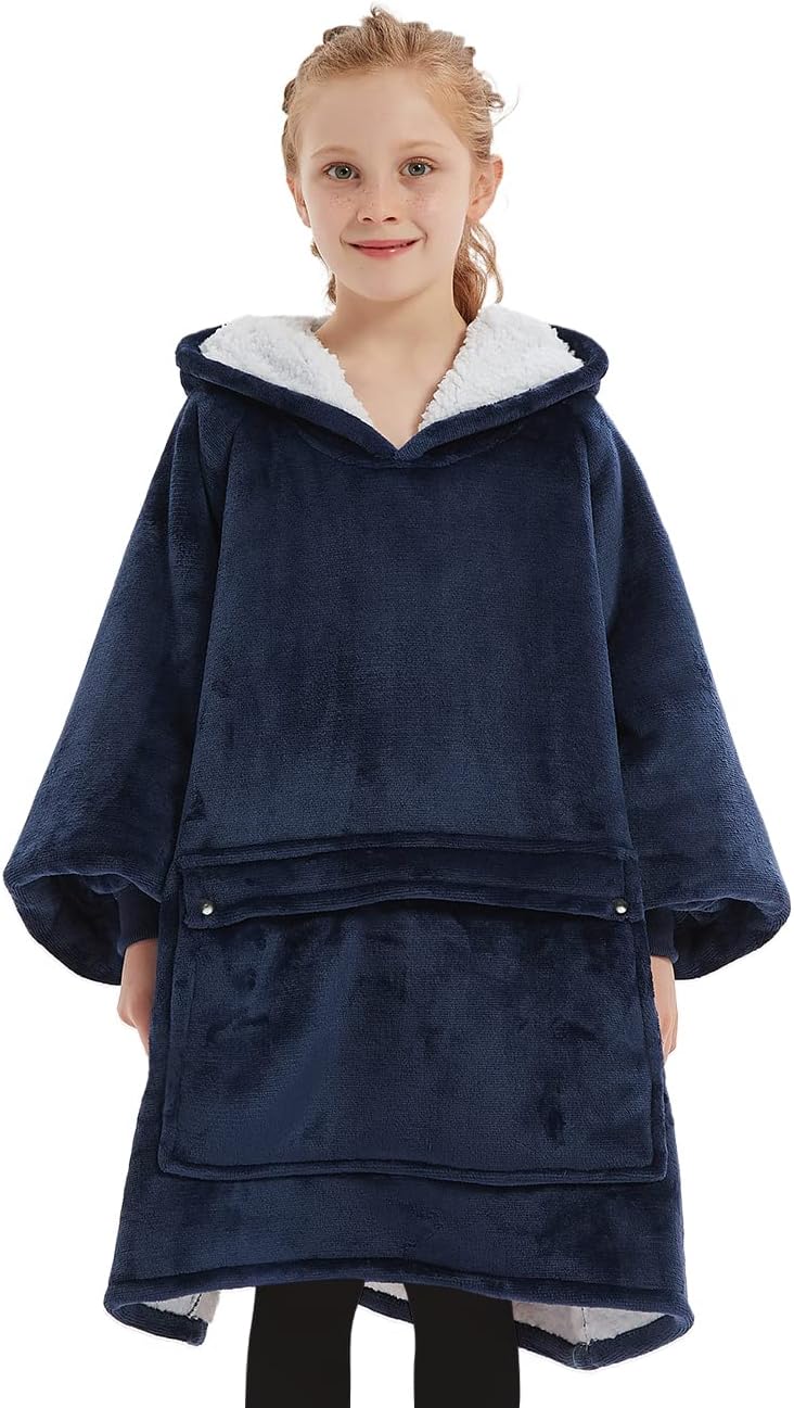 Wearable Blanket Hoodie for Adults With Pocket Strawberry Hoodie | Sherpa, Fuzzy Blanket Hoodie, Oversized Sweatshirt Blanket, Kangaroo Pouch, Cute Birthday Gifts for Sister, Cute Stuff