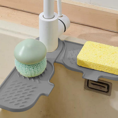 Kitchen Sink Faucet Mat, Faucet Draining Mat, Faucet Sink Splash Guard for Kitchen Sink, Sink Mat Kitchen Essentials for New Home, Drip Catcher for Kitchen, Bathroom Faucet Protector