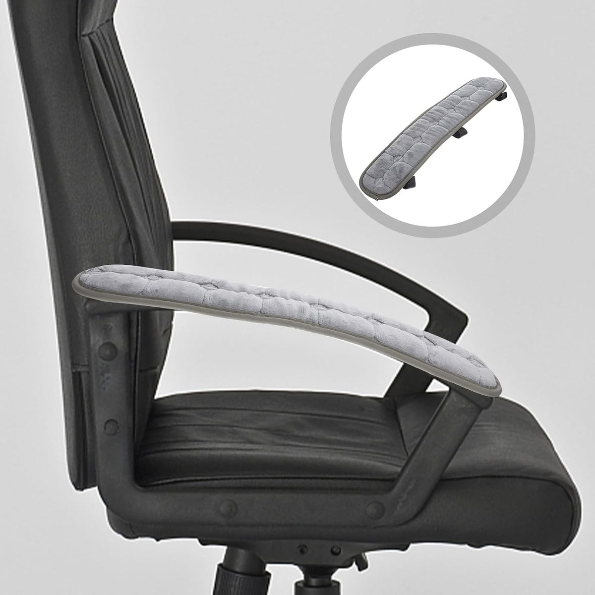 Garneck Chair Armrest Pad Office Gaming Chair Armrest Cushion Pillow Cover Support for Elbow Forearms