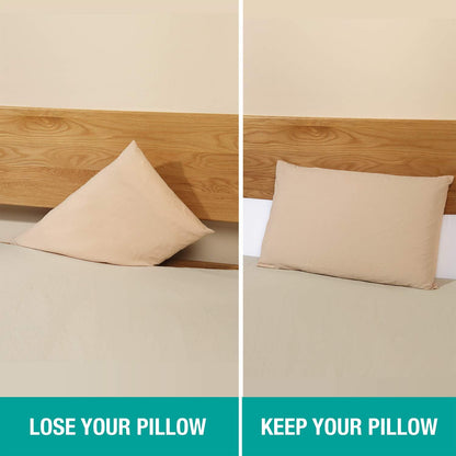 Vekkia 34" Extra-Long Wedge Pillow,7.5" Bed Wedge Pillow for Sleeping,White