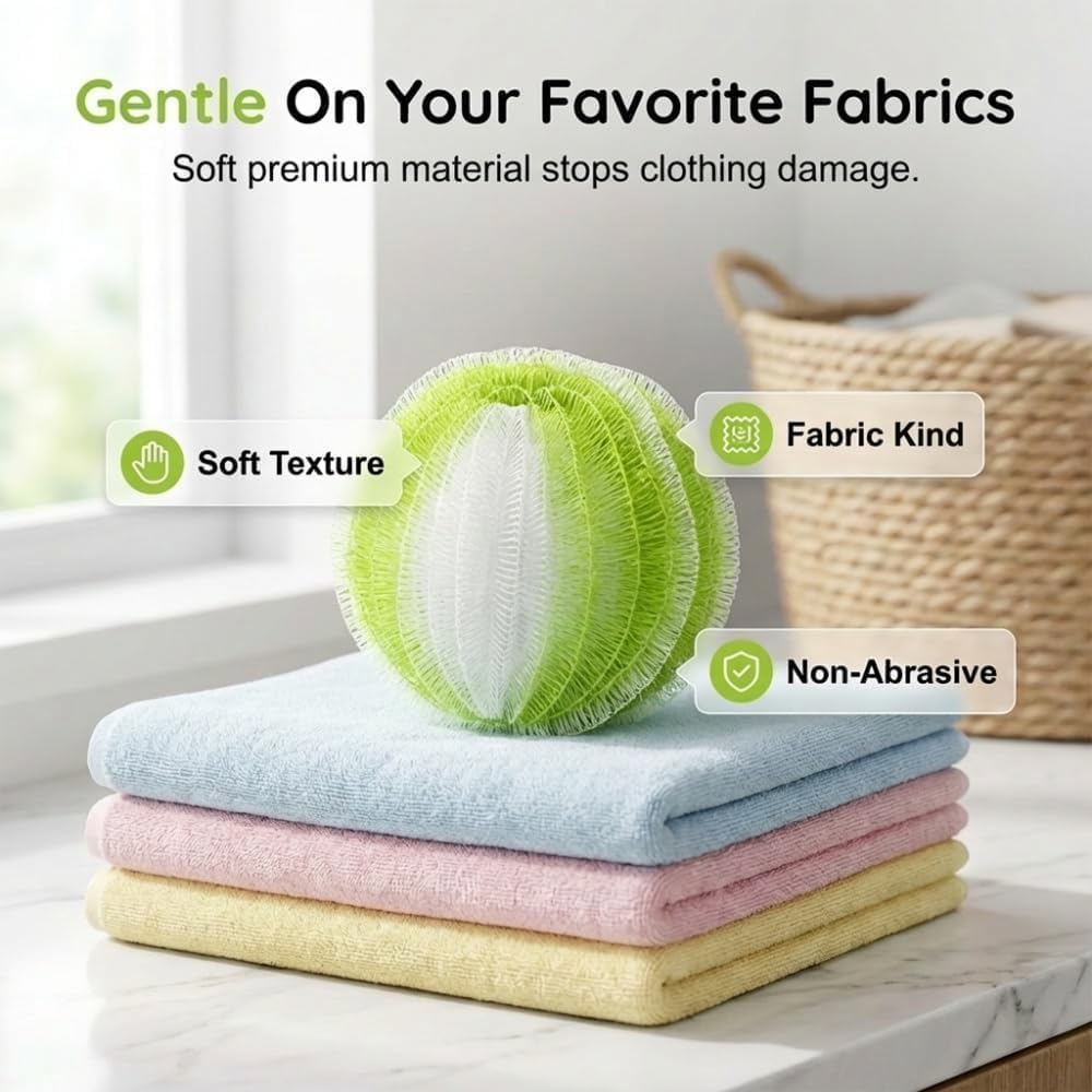 12 PCS Pet Hair Remover for Laundry, Reusable Hair Catcher | Reusable hair catcher helps reduce pet hair on clothes, bedding and blankets for cleaner laundry every wash.