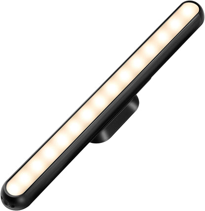 Dimmable Touch Light Bar Rechargeable Wall Mounted Reading Lights Stick on Bunk Bed Lamp Headboard Magnet Mount Wireless Portable 2000mah Battery LED for Closet Mirror Makeup (3W)
