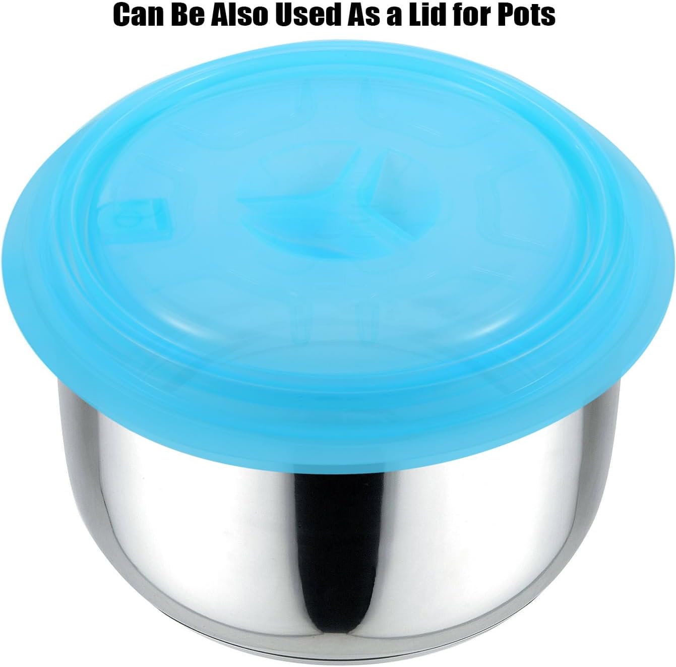Collapsible Silicone Microwave Plate Cover Splatter Guard | Dishwasher Safe & BPA Free, 11”, Blue