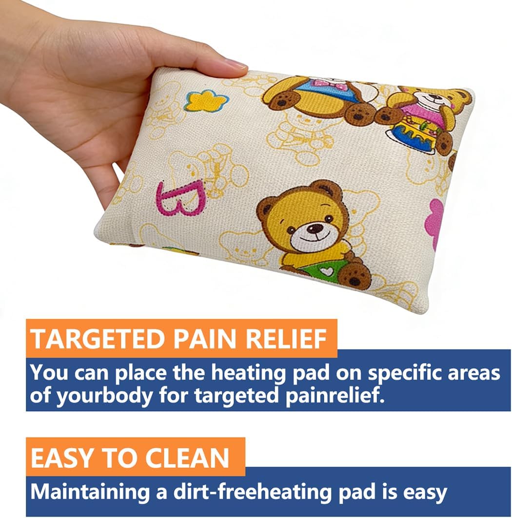 6"*8" Microwave Heating Pad, Reusable Heat Pack, Hot Moist Microwavable Therapy Pack for Cramps, Back, Neck, Shoulders, Leg Pain, Aromatherapy Heat Wrap for Cramps & Relaxation, Lavender Fragrance
