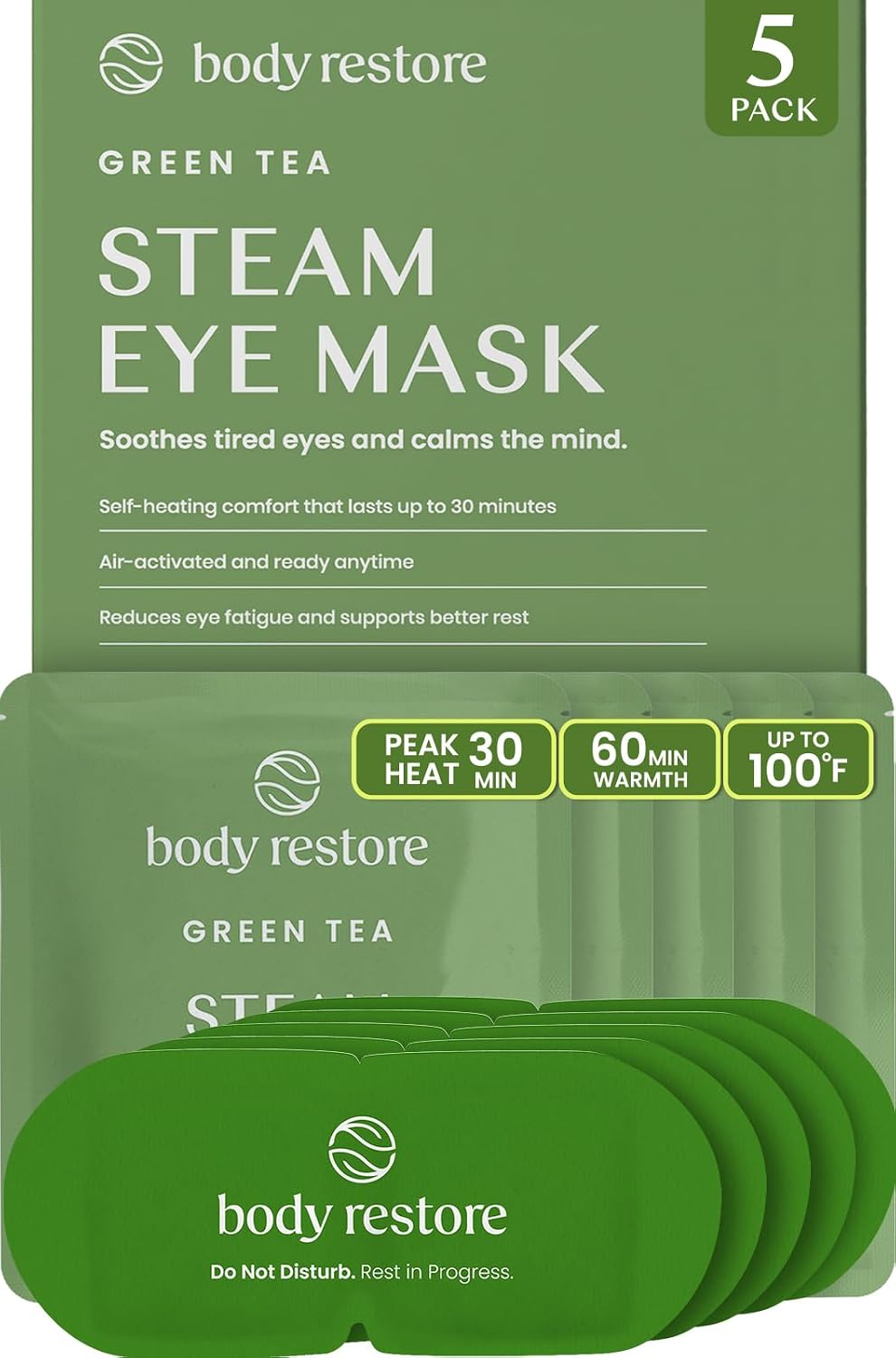 Body Restore Heated Eye Mask Warm Compress for Dry Eyes - Variety