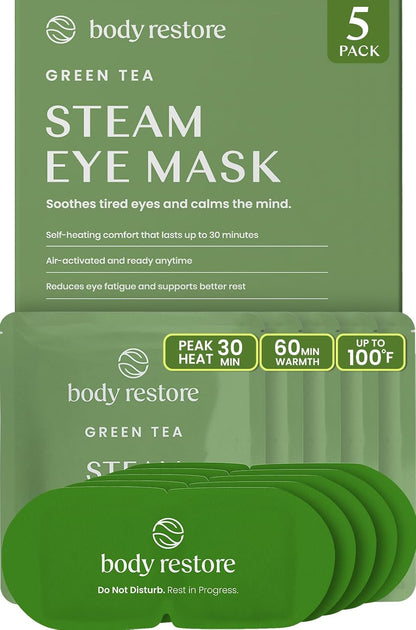 Body Restore Heated Eye Mask Warm Compress for Dry Eyes - Variety