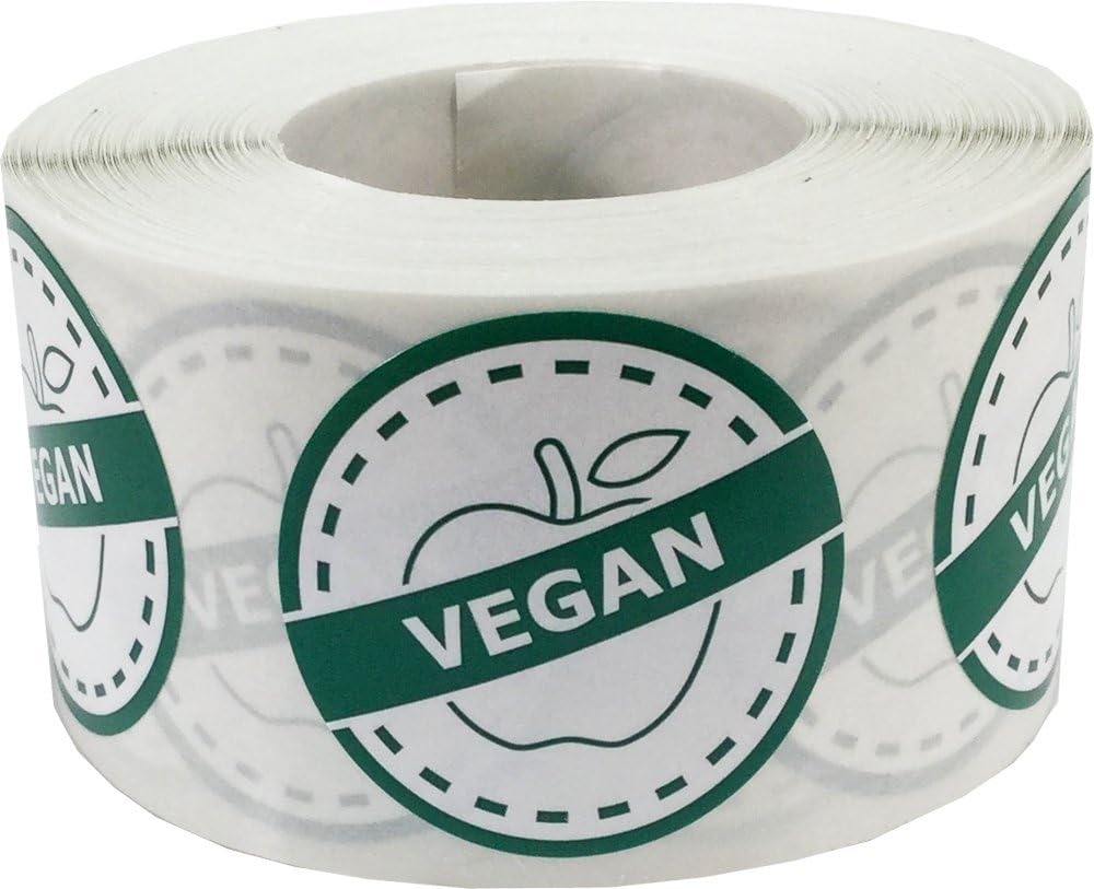 InStockLabels Gluten Free Food Rotation Labels, 1.25 Inch, 500 Stickers | Food safety allergy awareness labels for home meal prep, retail packaging, restaurants, food trucks and storage use