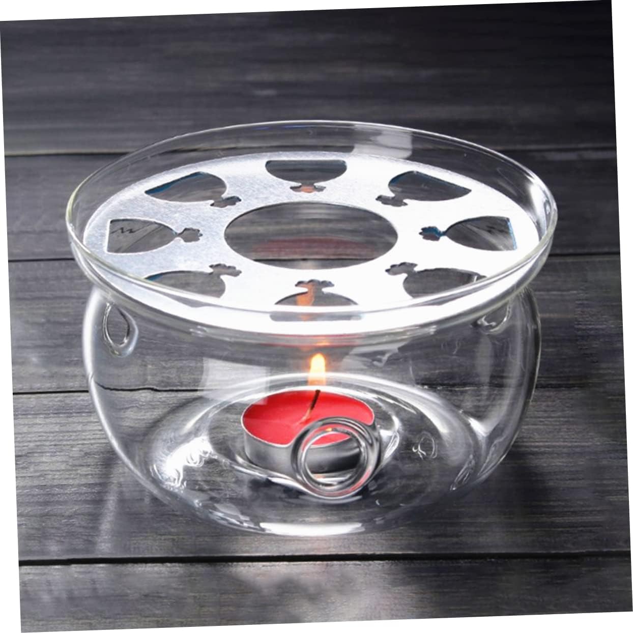 Tea Ceremony Accessory Insulated Glass Teapot Base Electric Warmer Tea Holder Non-Slip Teapot Stand