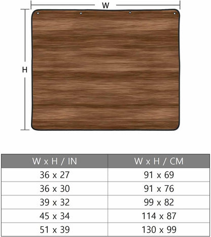 Brown Wooden Board Magnetic Fireplace Cover, Fireplace Draft Blocker, Simple Vintage Country Wood Grain Fireplaces Blanket for Heat Loss/Cold Air, Fireplaces Draft Stopper Cover for Inside 39"x32"