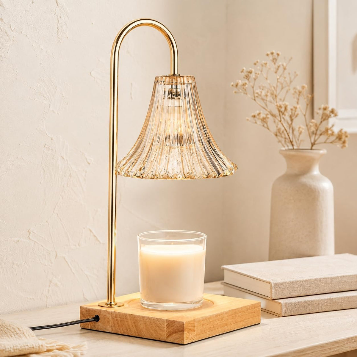 Marycele Candle Warmer Lamp with Timer, Vintage Home Decor, Gifts for Women