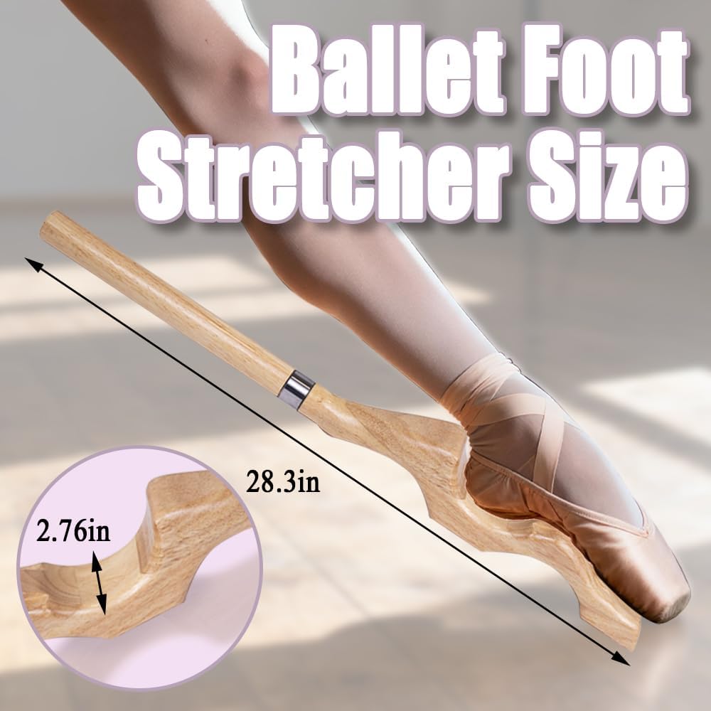 WodGod Ballet Foot Stretcher – Detachable Foot Stretcher and Foot Arch Trainer for Dancers, Gymnasts & Athletes – Portable Foot Strengthener for Flexibility, Balance & Stronger Arches