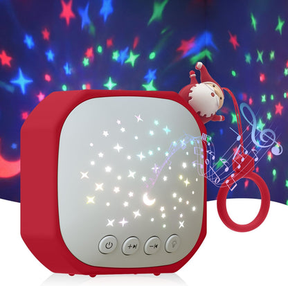 White Noise Sound Machine Baby with Star Projector | Portable Sleep Aid Lullaby Music for Baby Sleeping | Soothing Sound Machine for Nursery, Car Travel, Bedroom Crib, Kids Gifts (Puppy)