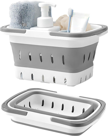 Fammart Mesh Shower Caddy Portable with Drawstring, Dorm Room Essentials for College Girls Guys, 8-Pocket Extra Large Shower Bag Basket Tote for Camping Beach Gym Travel Toiletry Bathroom