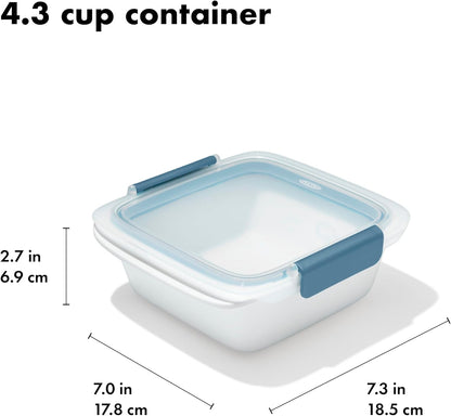 OXO Good Grips Prep and Go Container With Colander - Ocean Blue