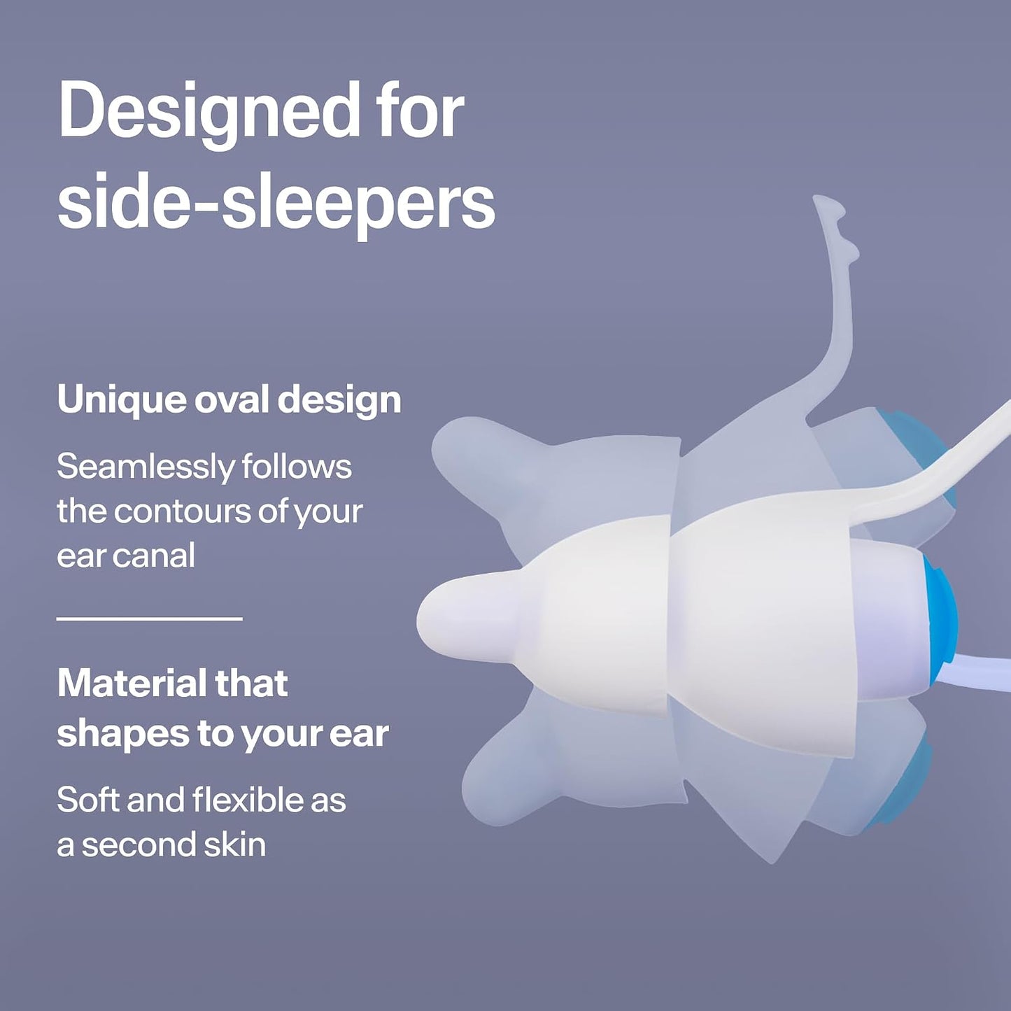 Alpine SleepDeep Soft Ear Plugs for Sleeping | Earplugs for Side Sleepers | Multi-Size Pack (S, M, L) | 27dB SNR Noise Reducing | Snoring, Silicone-Free & Travel Essentials | Airplane Essentials