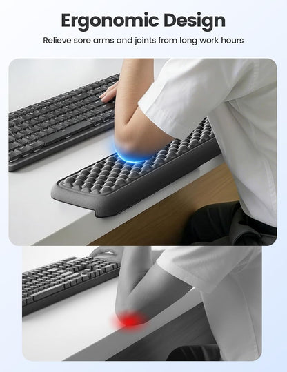 Vaydeer 2Pcs Elbow Rest Pad, L-Shaped Wrist Rest, Desk Edge Cushion