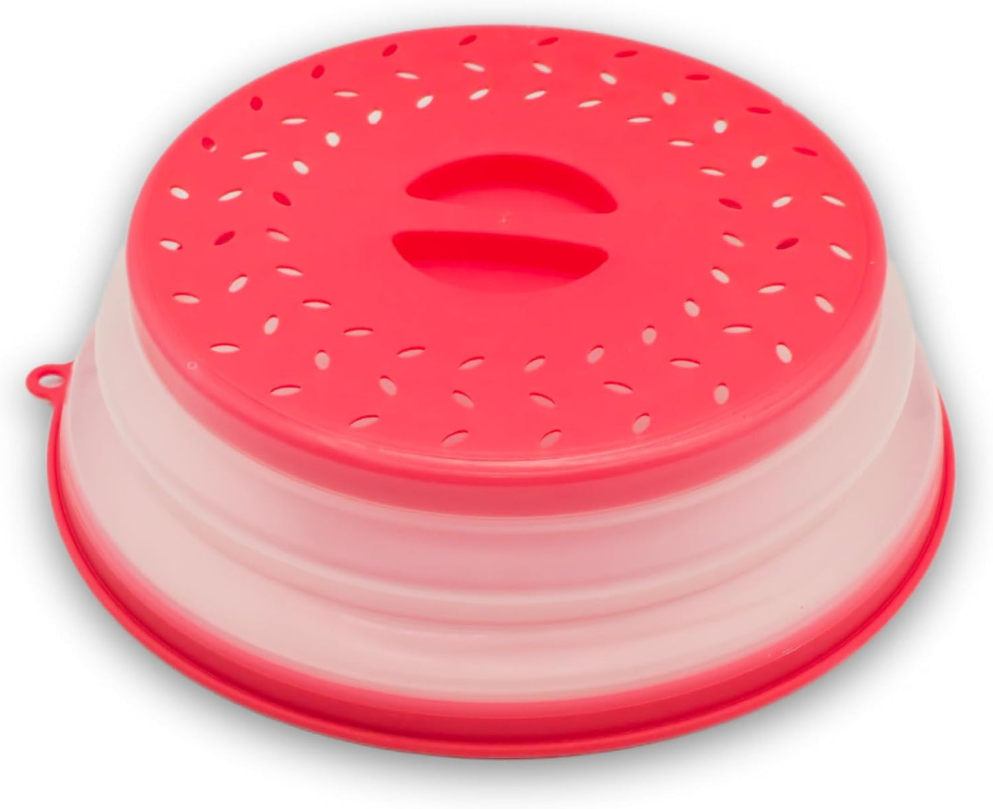 Microwave Splatter Cover 10.5” - Foldable Silicone Microwave Cover for Food | Splatter Covers the Dish and Plate - Durable Silicone Microwave Food Cover Lid With Vents for Microwave Splatter Protection