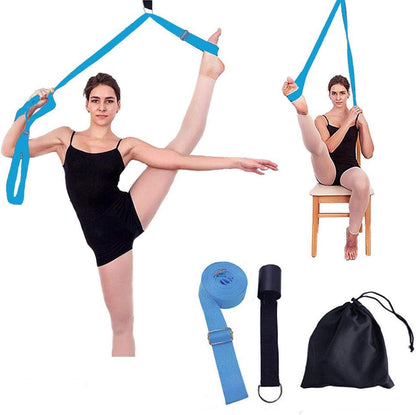 Leg Ballet Yoga Stretcher, Door Attachment Get More Flexible, Flexibility & Stretching Leg Straps - Great for Cheer Dance Gymnastics or Any Sport Trainer Premium Stretch Fitness Equipment