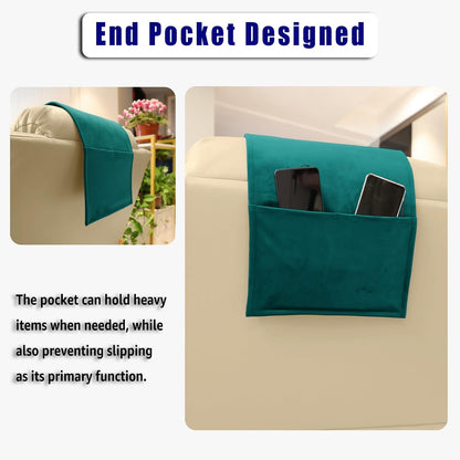 Adjustable Headrest Pillow for Recliners and Armchairs - Non-Slip Velvet Cushion for Neck Support and Pain Relief (Gray)