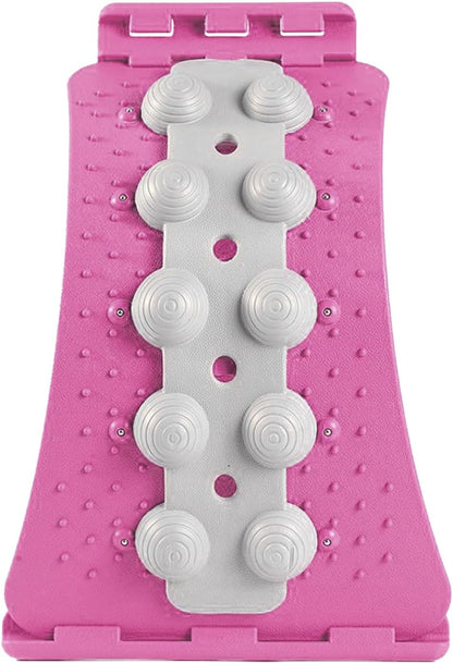 Back Stretcher - 4 Level Adjustable Lumbar Cracker Board, Spine Stretching Device, Back Cracking Device | Manual Massagers for Spinal Correction Muscle Relief Shoulder Relaxation Herniated Disc