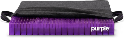 Purple Back Cushion, Lumbar Support Pillow for Office Chair, Car Seat
