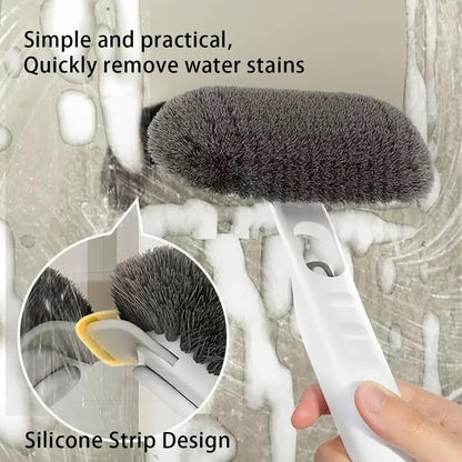 Floor Cleaning Brush with soap Dispenser and rotatable Brush Head, Suitable for Cleaning Bathroom Tiles and Kitchen Range Hoods