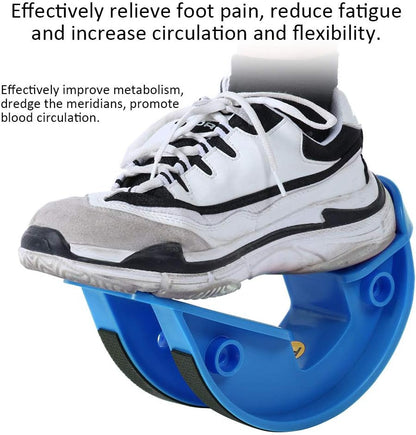 Portable Calf Stretcher Foot Rocker, Blue Physical Equipment for Plantar Fasciitis Relief, Home Fitness Stretching Device for Ankle Pain Recovery