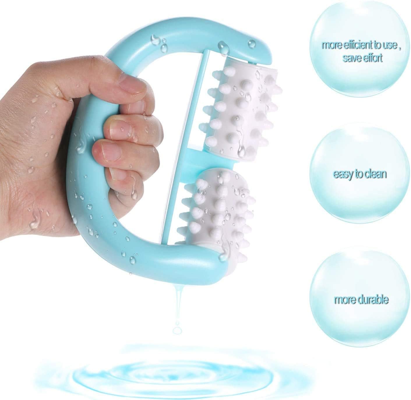 Handheld Anti-Cellulite Massagers, Body Roller Deep Tissue Massage Stick Tools for Arms, Legs, Thighs, Butt
