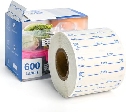 L LIKED 250 Dissolvable Labels 2"x 2" Use By Food Rotation Storage Label