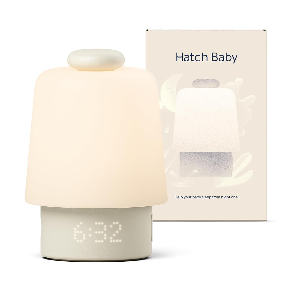 Hatch Baby Sound Machine & Night Light Routine Builder (Greige)