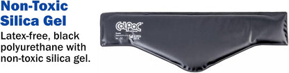Chattanooga ColPac, Reusable Gel Ice Pack, Cold Therapy for Neck, Shoulder, Upper Back for Headaches, Inflammation, 23" Neck Contour, Blue Vinyl, with a Lumintrail Drawstring Bag