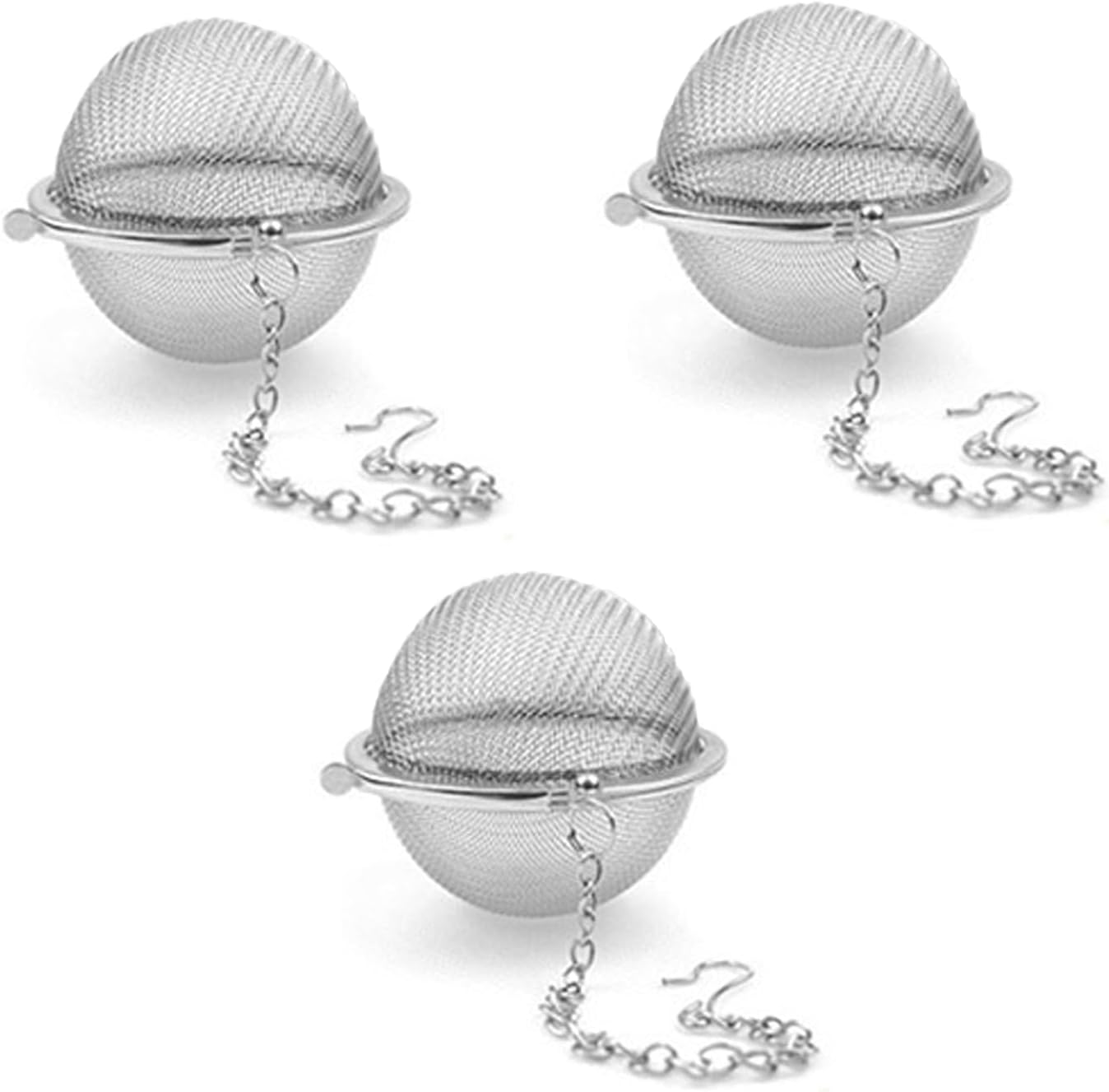 2PCS Premium Tea Infusers for Loose Leaf Tea - Upgraded Tea Strainers and Tea Balls for Flavoring Herbal Spices and Seasonings
