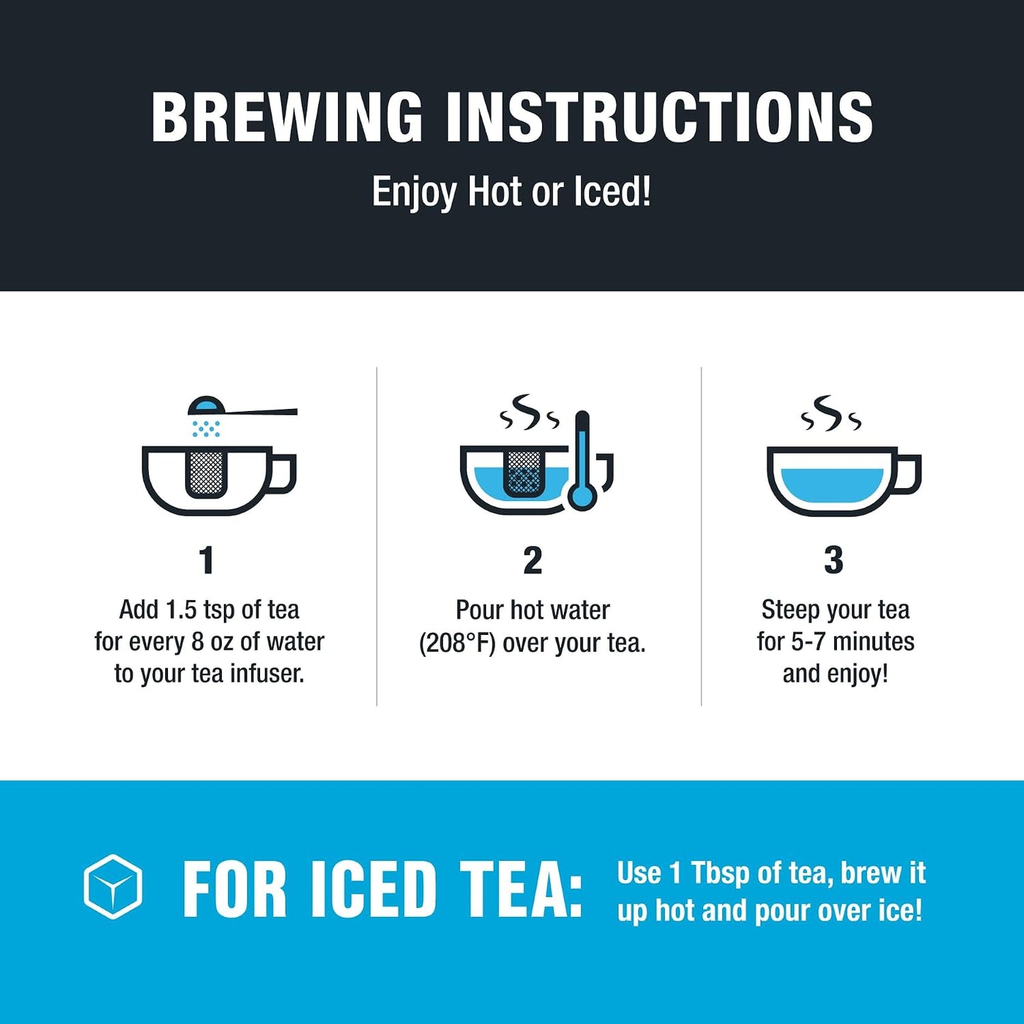 Tiesta Tea - Lavender Chamomile Herbal Tea, Loose Leaf, Calming Blend with Chamomile, Lavender, and Lemongrass, Caffeine-Free Herbal, Great for Hot or Iced, Resealable Pouch, 25 Cups, 0.9 Ounce