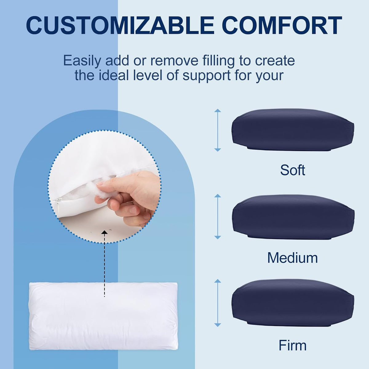 Recliner Pillow, Adjustable Neck & Head Support Pillow