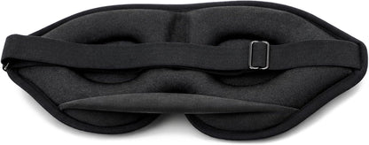 2 Pack Sleep Masks 3D Contoured Eye Mask for Sleeping Upgraded Slanted Nose Wing Light-Blocking Fits Side Sleepers