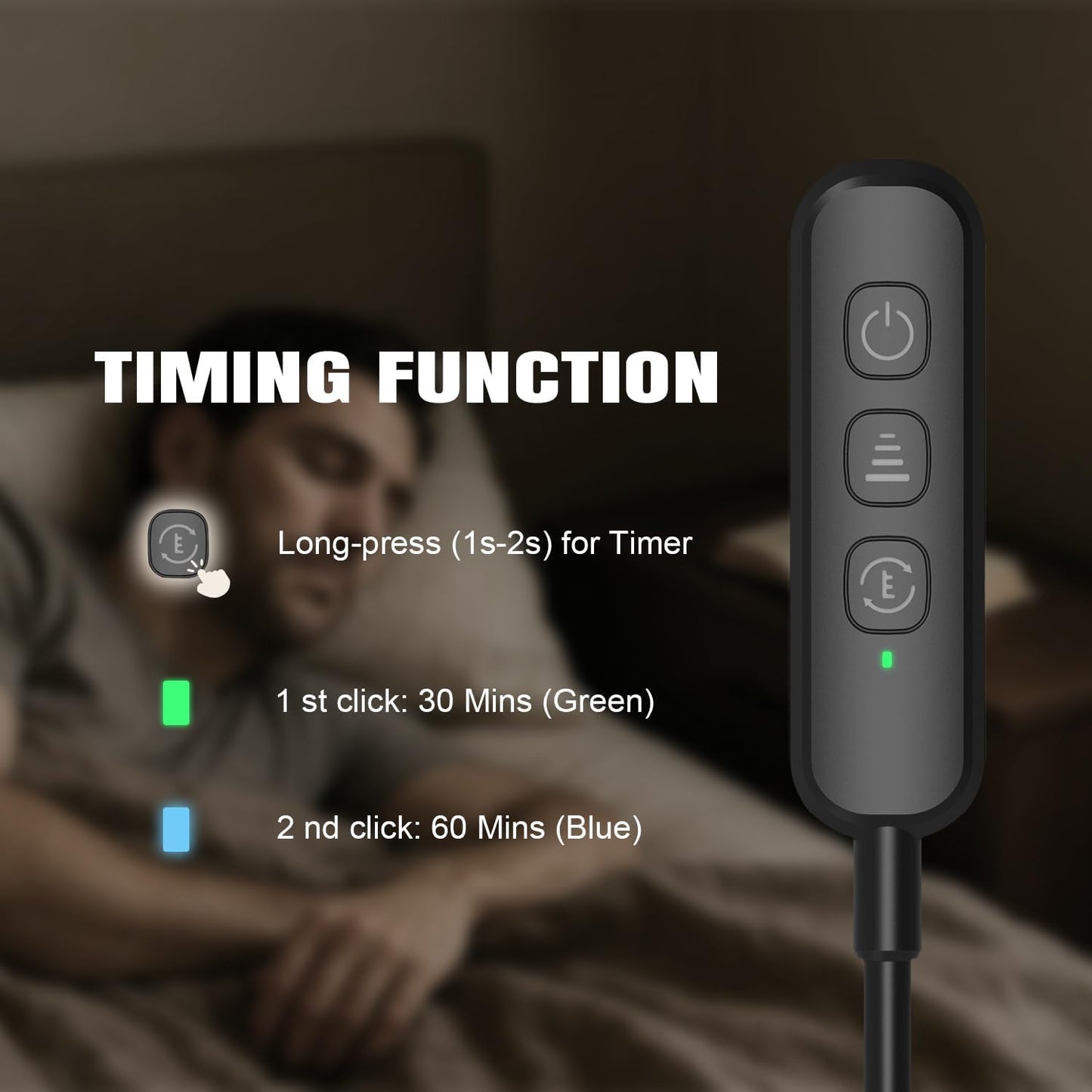 Rechargeable Book Light for Reading in Bed 25 LED - Eye Caring 15 Level Stepless Dimming, Extended 90Hrs Runtime, Lightweight Clip on Light, Gifts for Book Lovers, Black