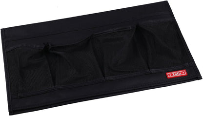 Zafit 5 Pockets Bedside Caddy, Bedside Storage Organizer for Water Bottles, Magazines, Phone, Glasses (5 Pockets-Grey)