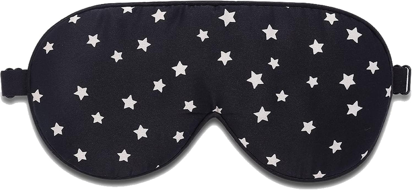ALASKA BEAR Wraparound Style Organic Cotton Eye Mask with Padded Nose, Big Wide Headband and Large Coverage Ear Muff Sleeping Mask with Bottom Flap for Full Blackout, Dark Grey