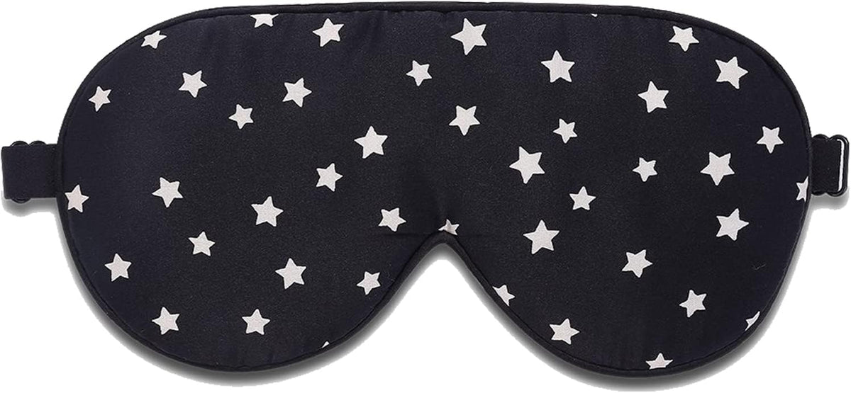 ALASKA BEAR Wraparound Style Organic Cotton Eye Mask with Padded Nose, Big Wide Headband and Large Coverage Ear Muff Sleeping Mask with Bottom Flap for Full Blackout, Dark Grey