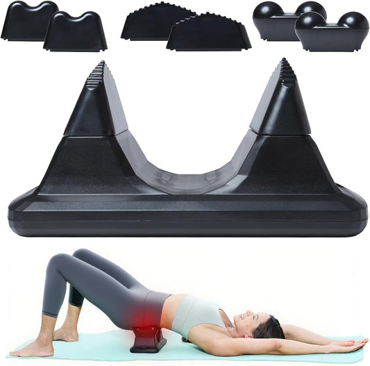 Psoas Release Tool - 3-in-1 Massage Tool - Psoas Muscle Release Tool Flexor, Back, Glute, Iliacus, and Neck Pain Trigger Point and Myofascial Release Tool - Night Black [Patent Pending]