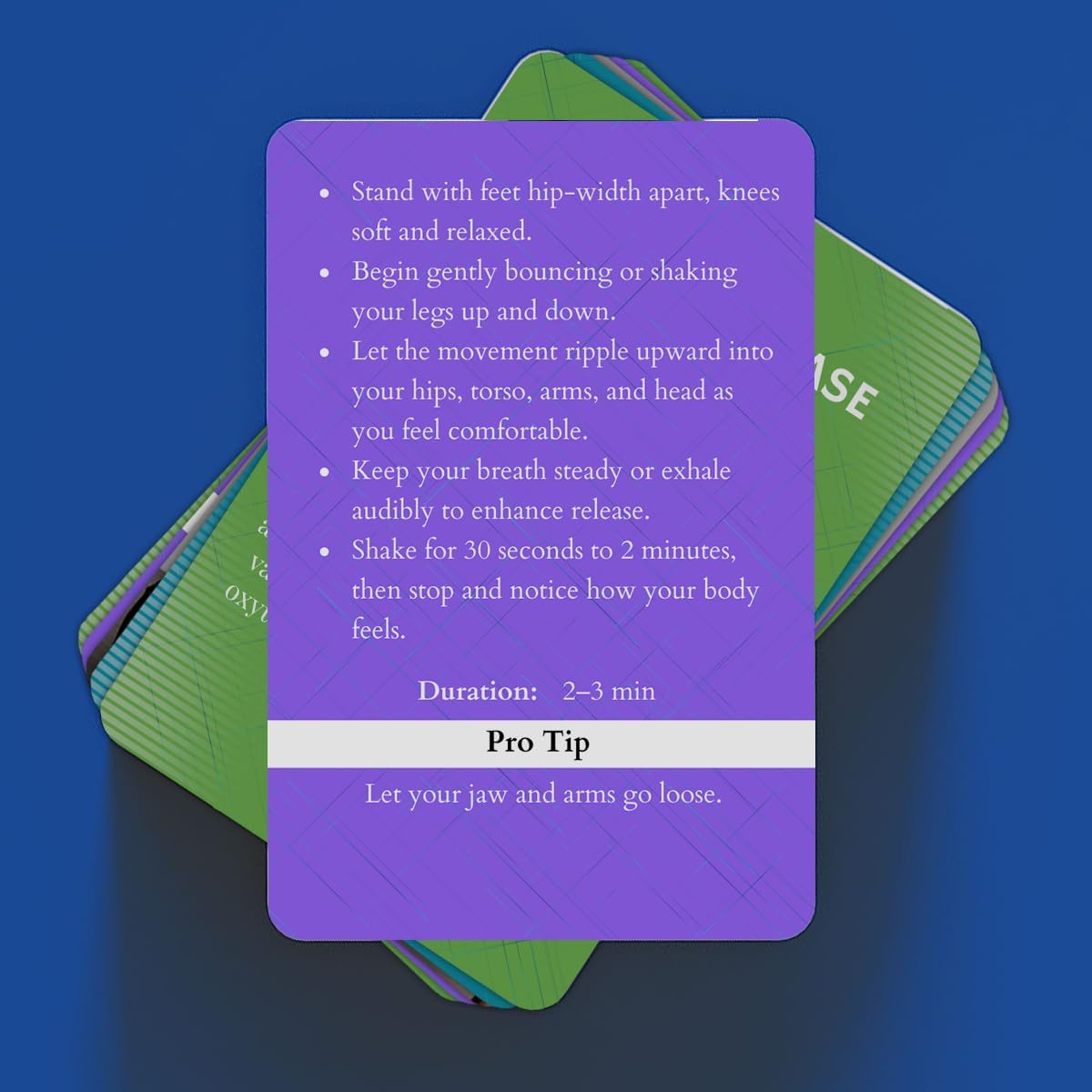 Vagus Nerve Deck 70 Exercise Cards for Vagus Nerve Reset and Stimulation Practices Non Electric Calming Toolkit for Anxiety Stress and Nervous System Support